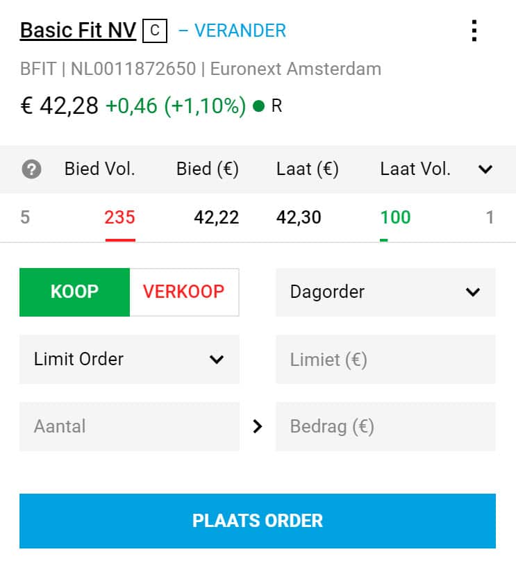 Investing in Dutch stocks